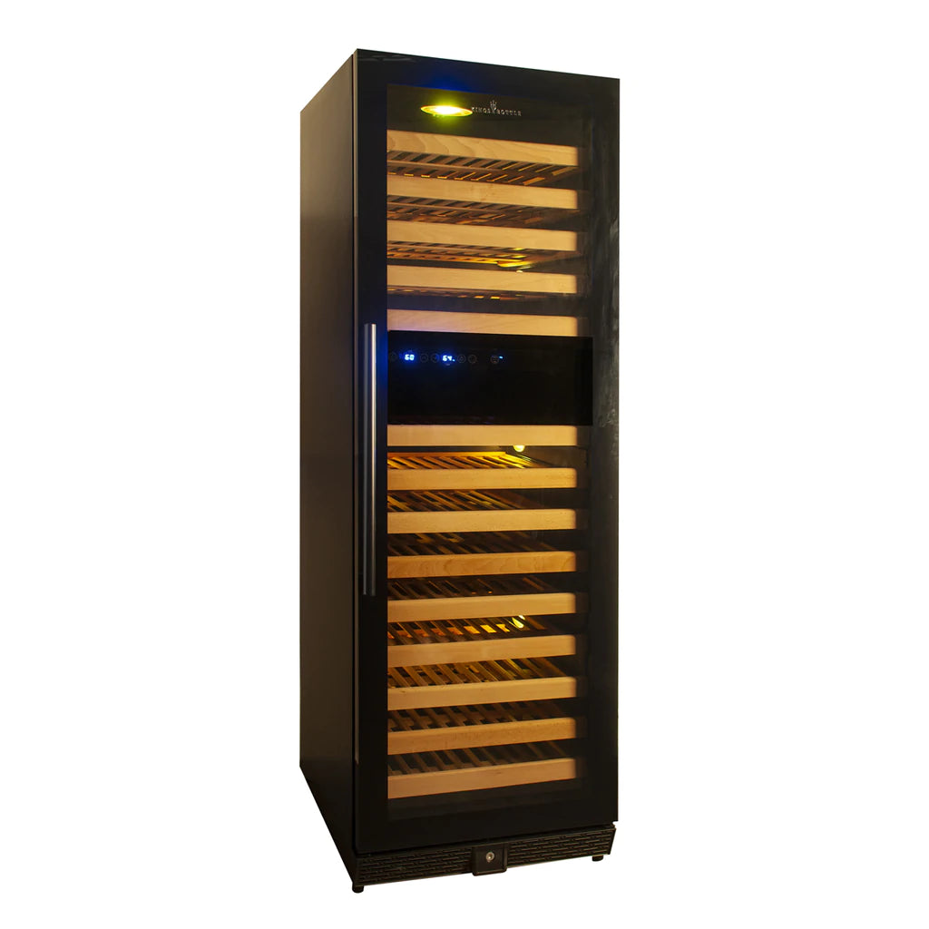 164 Bottle Large Wine Refrigerator With Glass Door