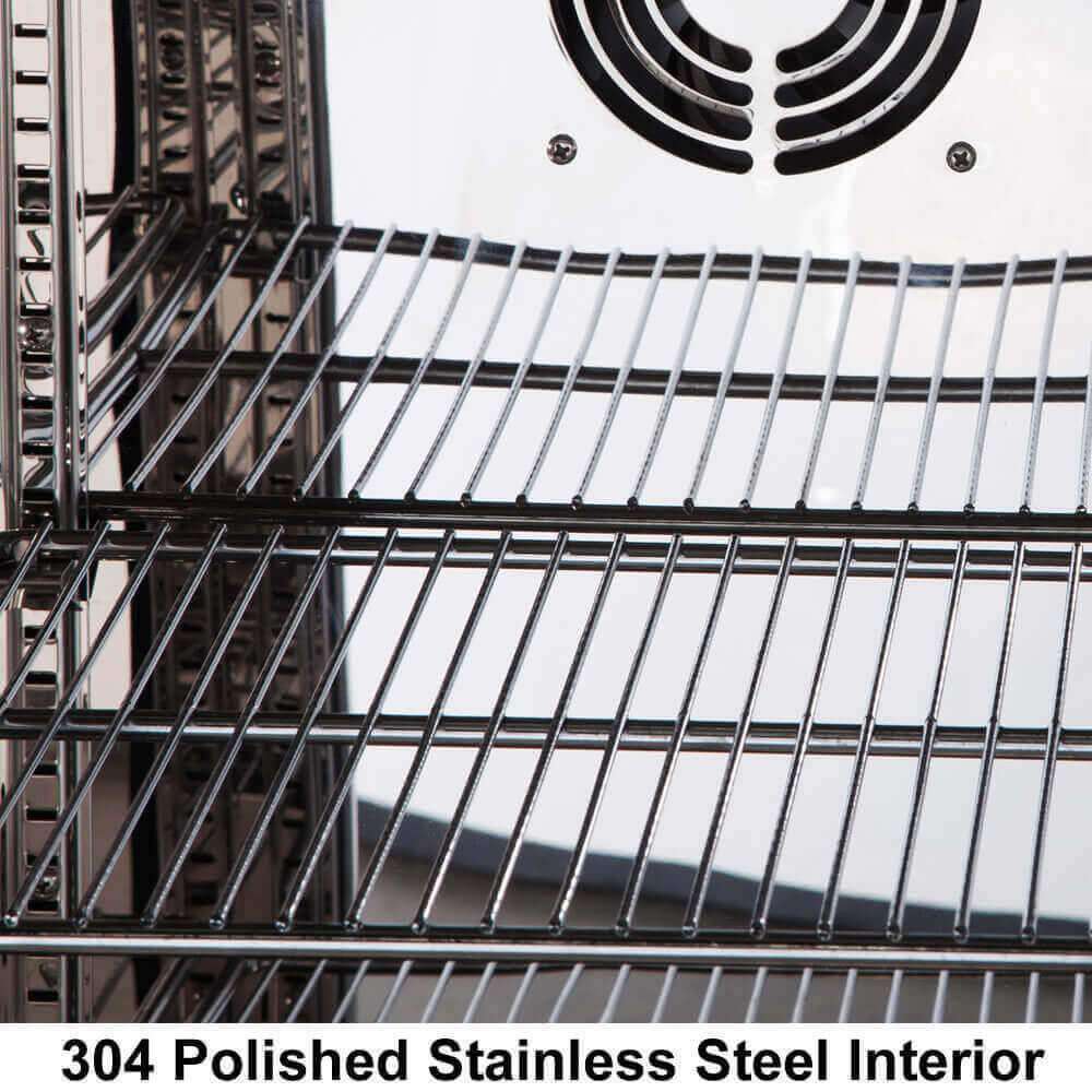 24 Inch Under Counter Beer Cooler Drinks Stainless Steel