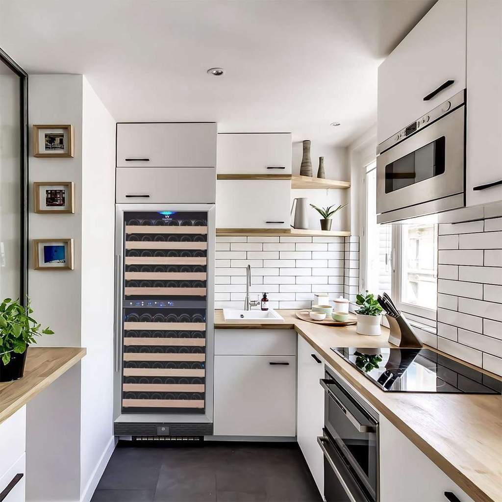 100 Bottle Upright Dual Zone Wine Fridge