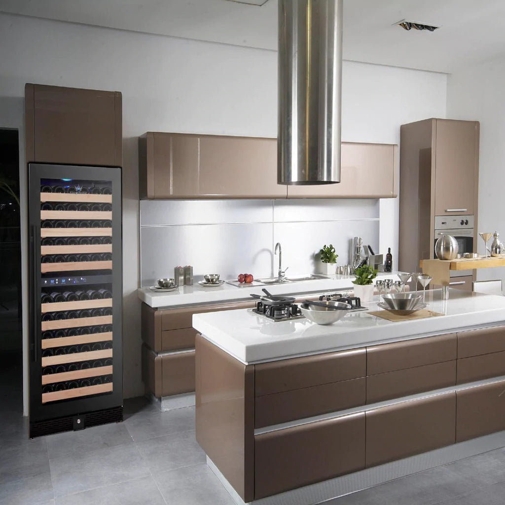 100 Bottle Upright Dual Zone Wine Fridge