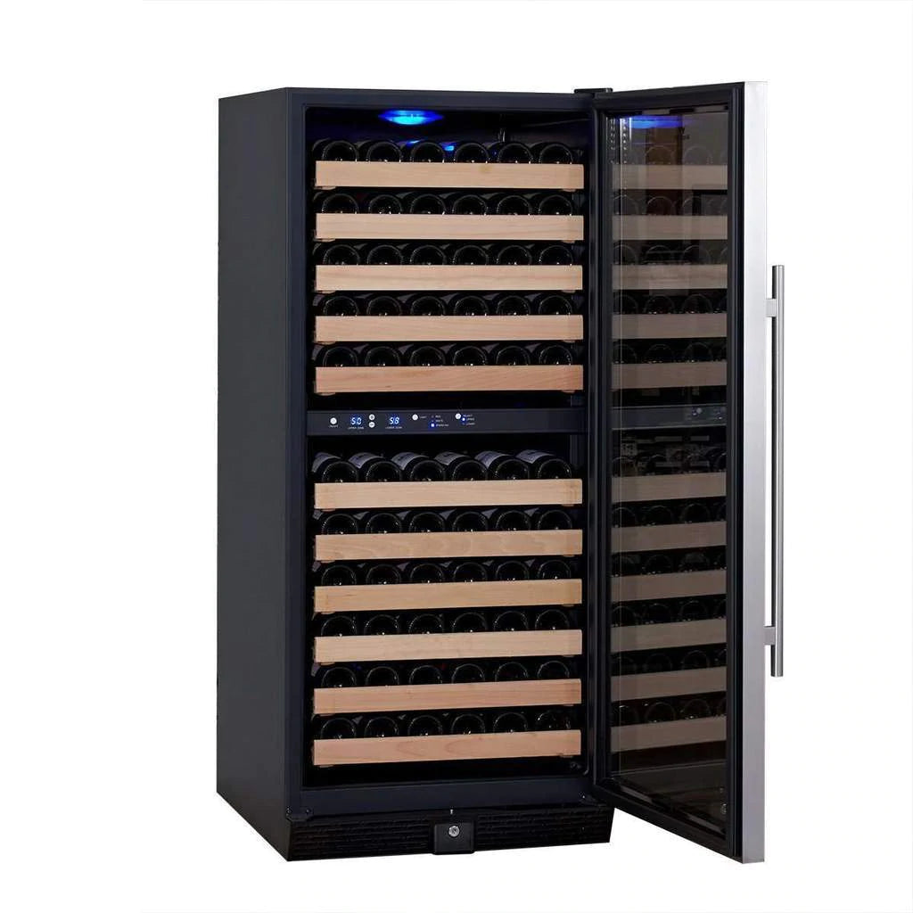 100 Bottle Upright Dual Zone Wine Fridge